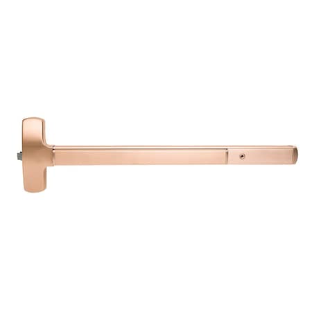 Falcon Exit Device, Bronze, Satin Bronze Clear Coated, Rim Exit Devices 25-R-EO 3 10